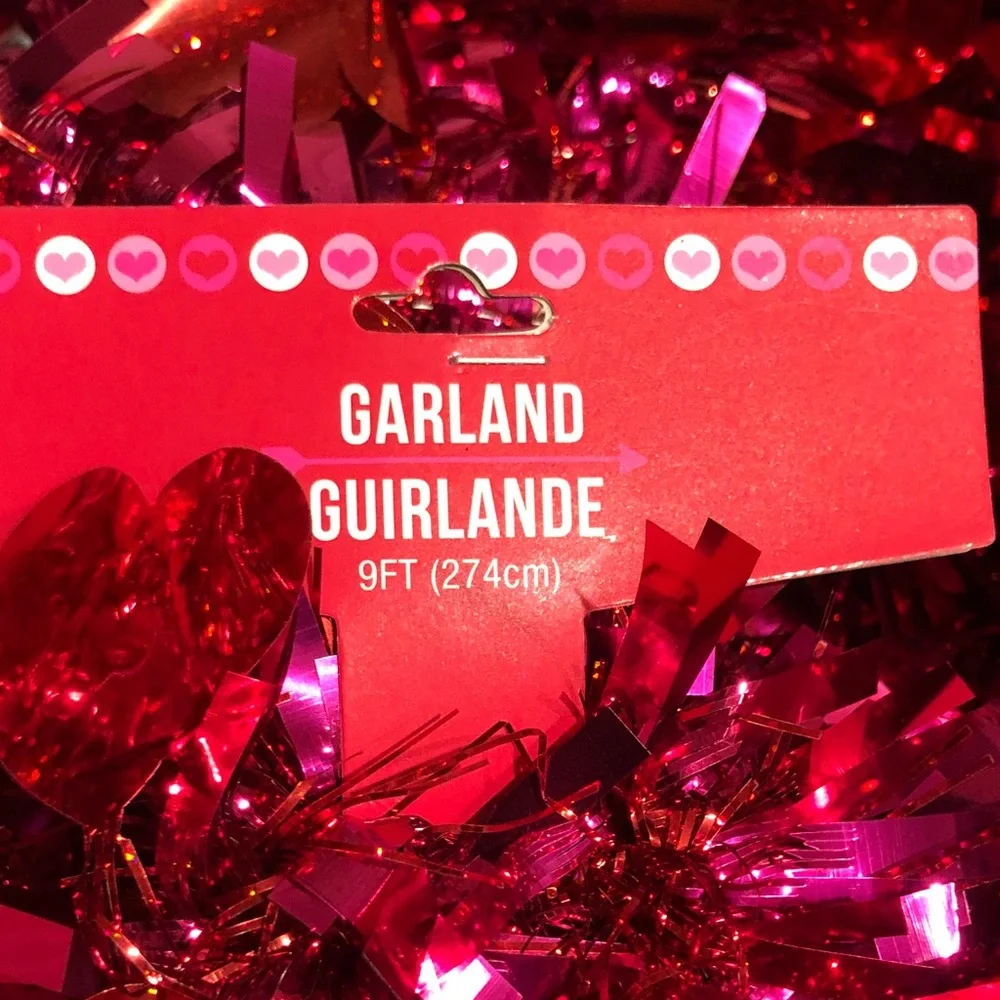 Festive Red Heart Garland Bundle